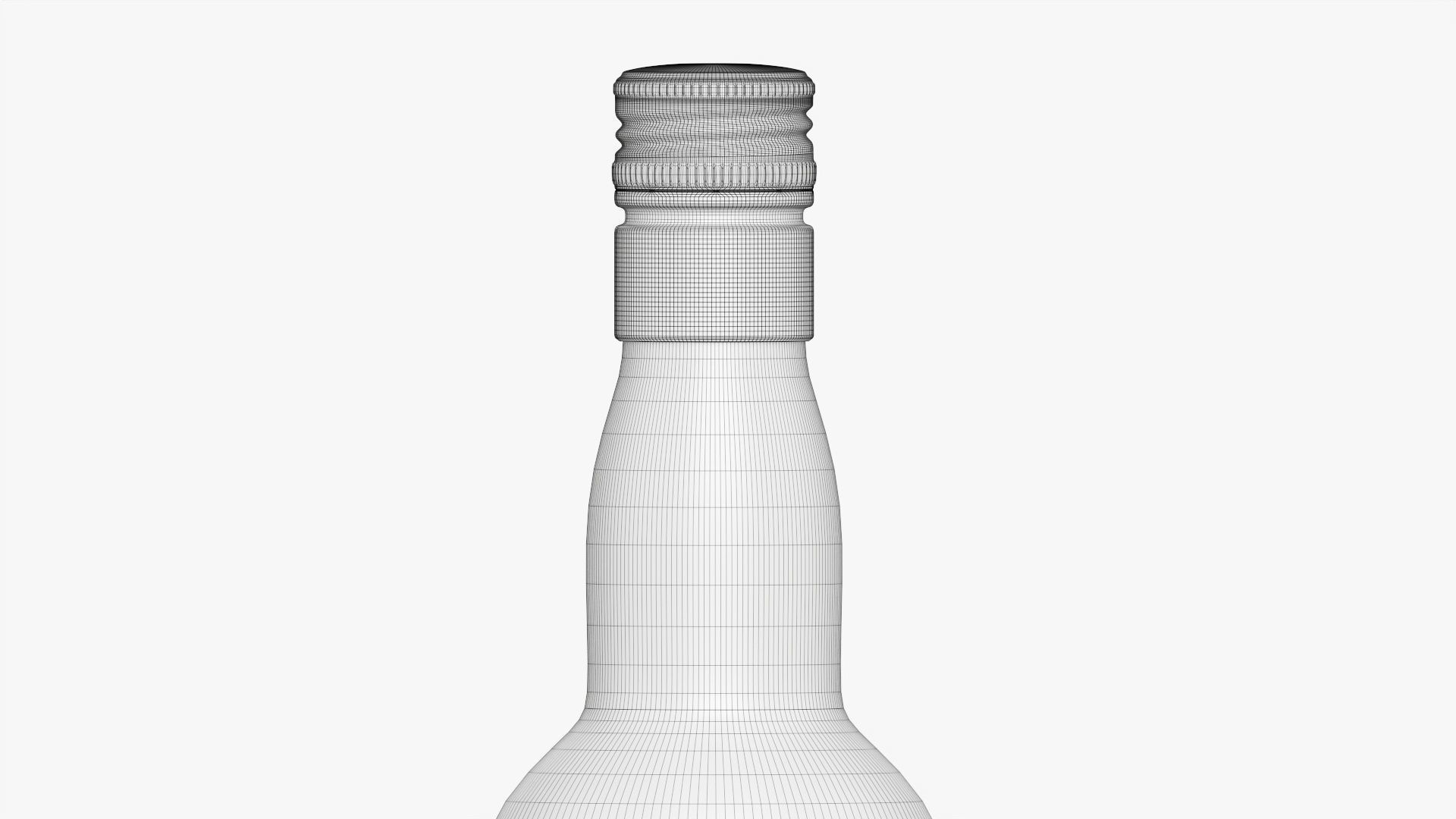 Whiskey bottle 19 3D model_11