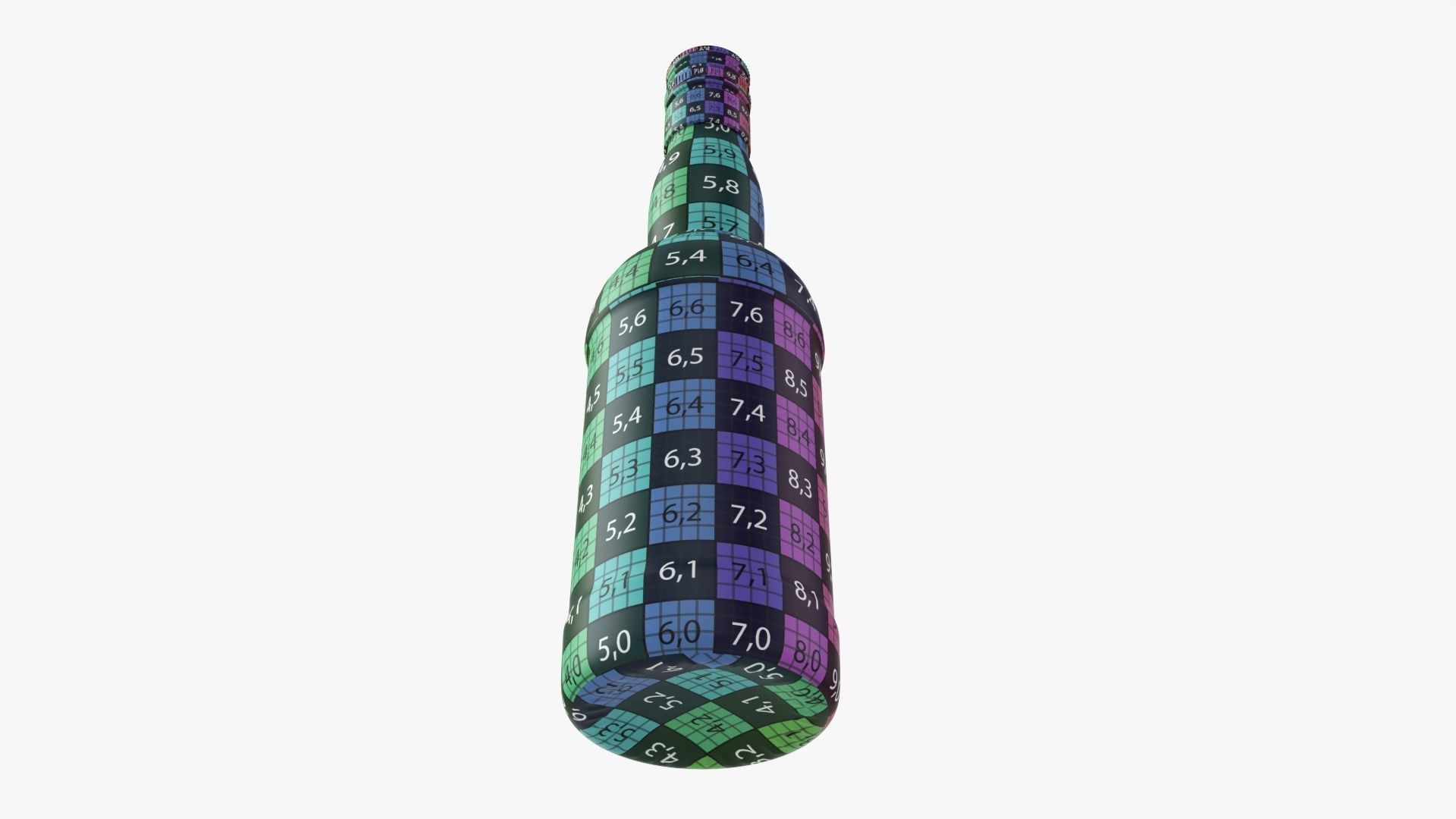Whiskey bottle 19 3D model_15