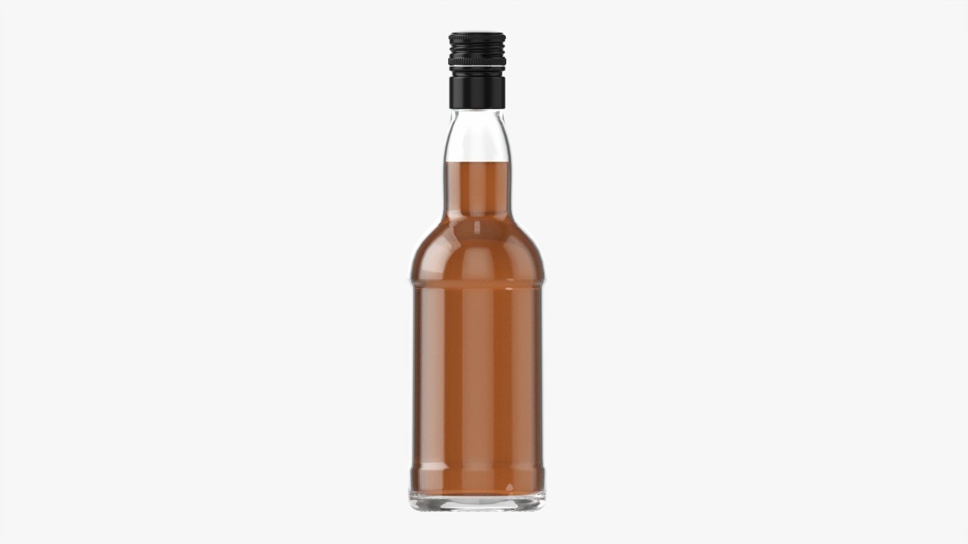 Whiskey bottle 19 3D model_4