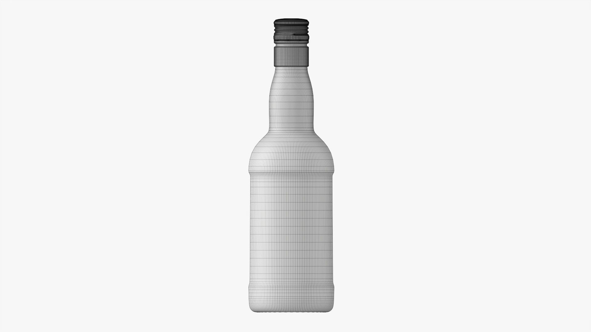 Whiskey bottle 19 3D model_10