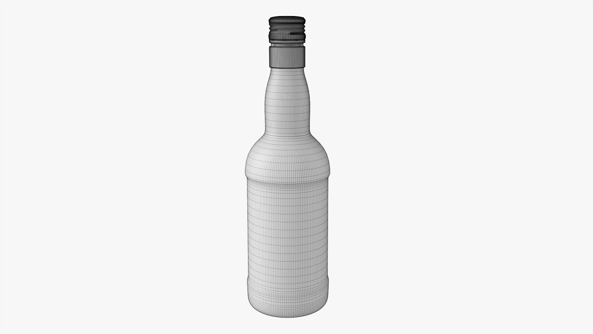 Whiskey bottle 19 3D model_7