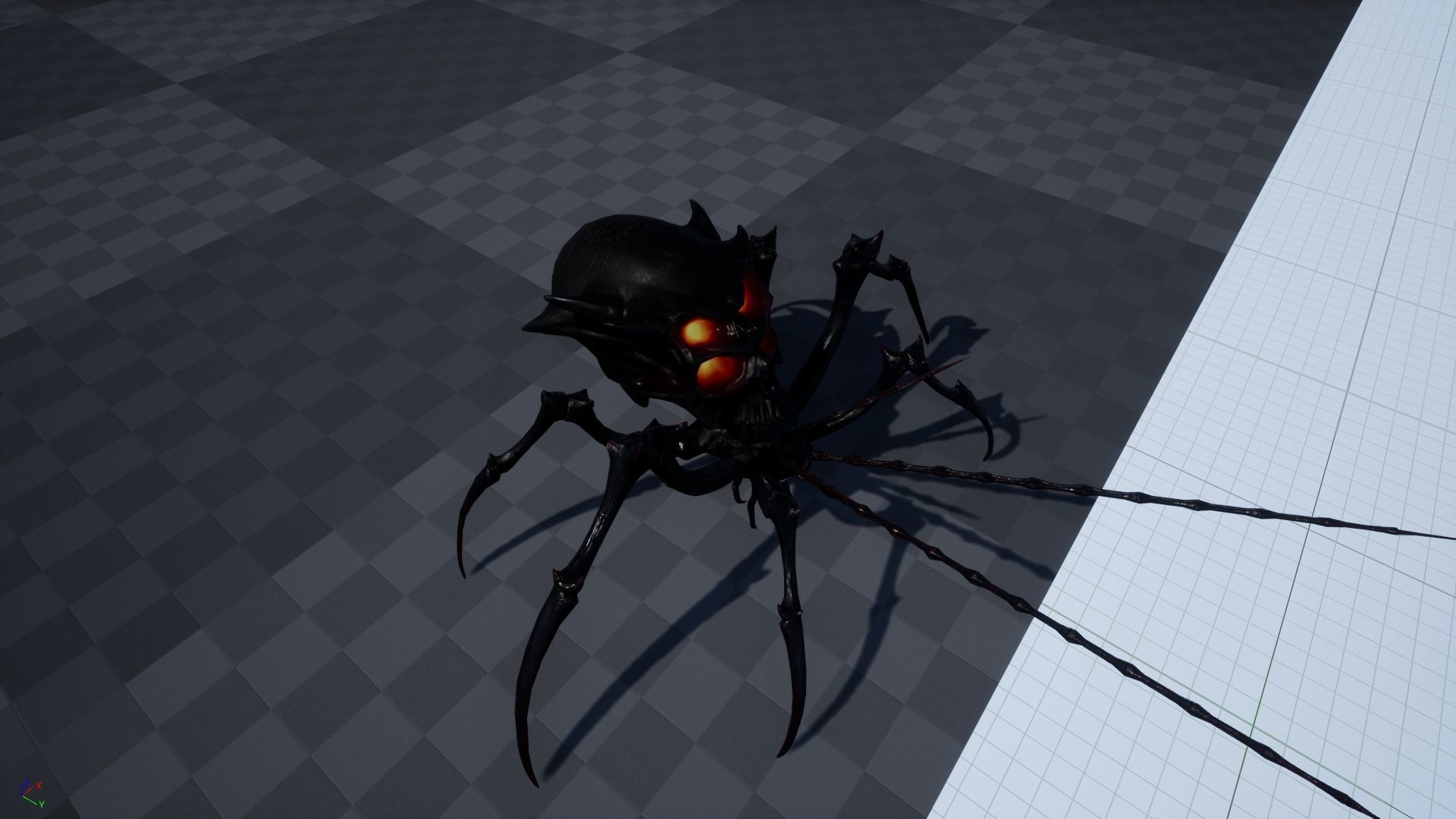 Undeath Spider 4 Low-poly 3D model_15
