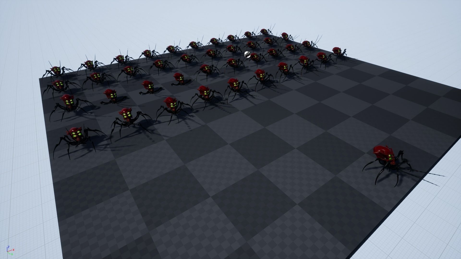 Undeath Spider 4 Low-poly 3D model_16