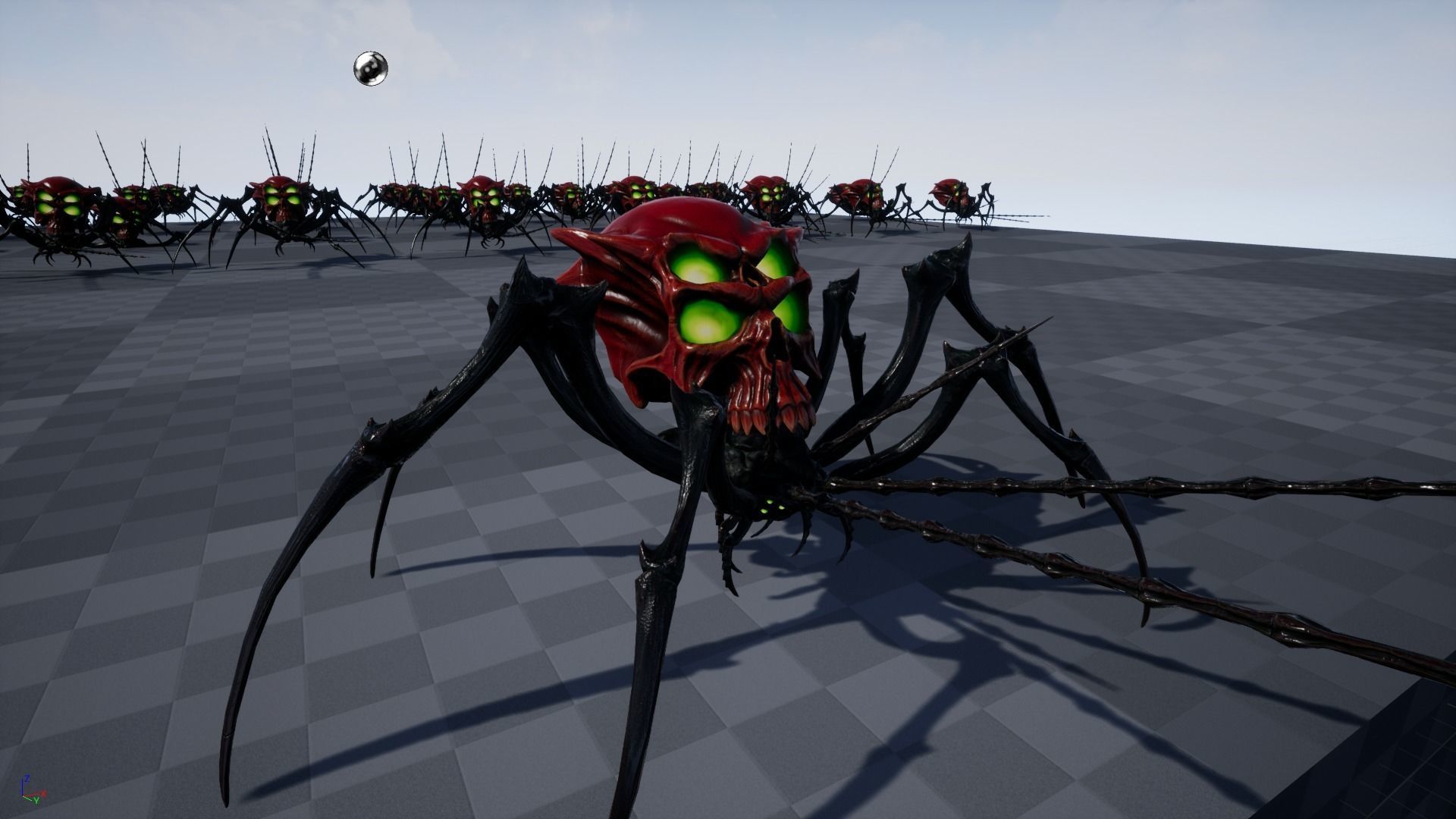 Undeath Spider 4 Low-poly 3D model_13