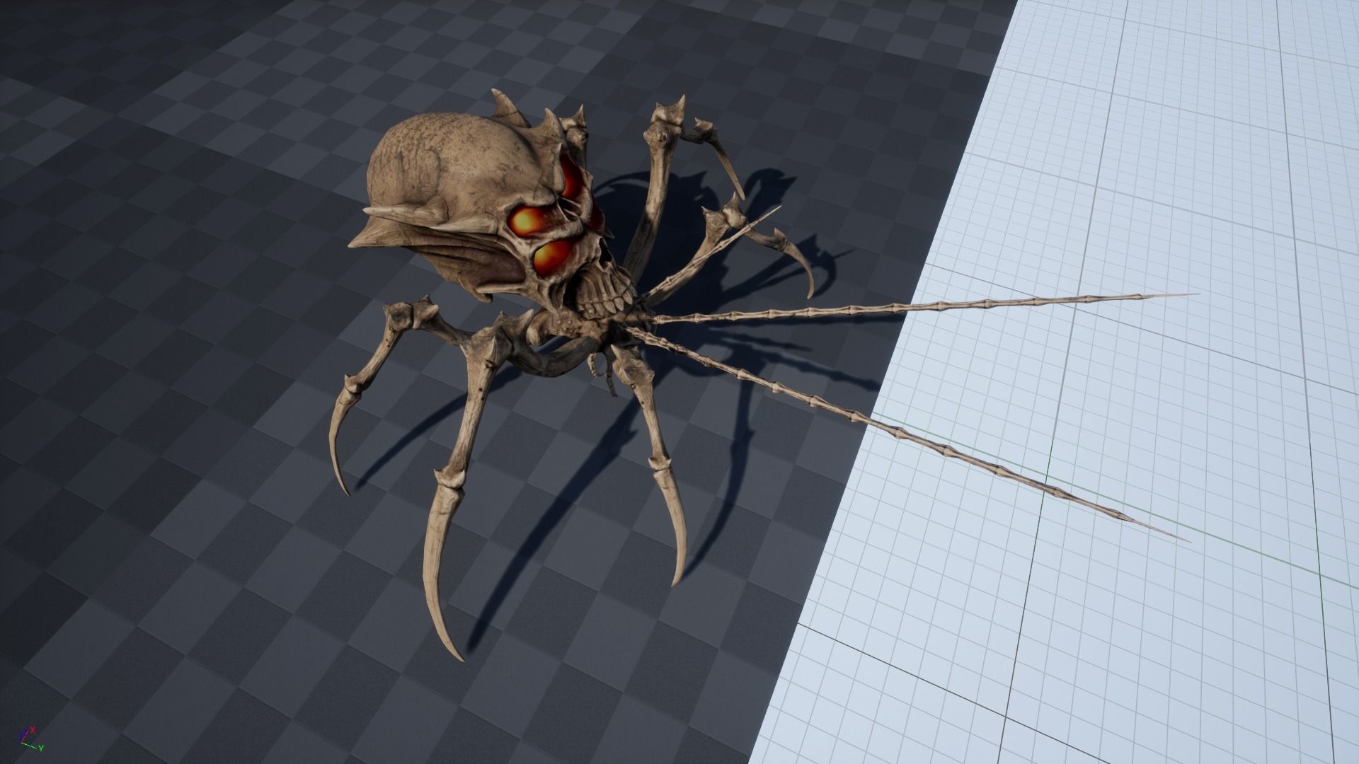 Undeath Spider 4 Low-poly 3D model_14