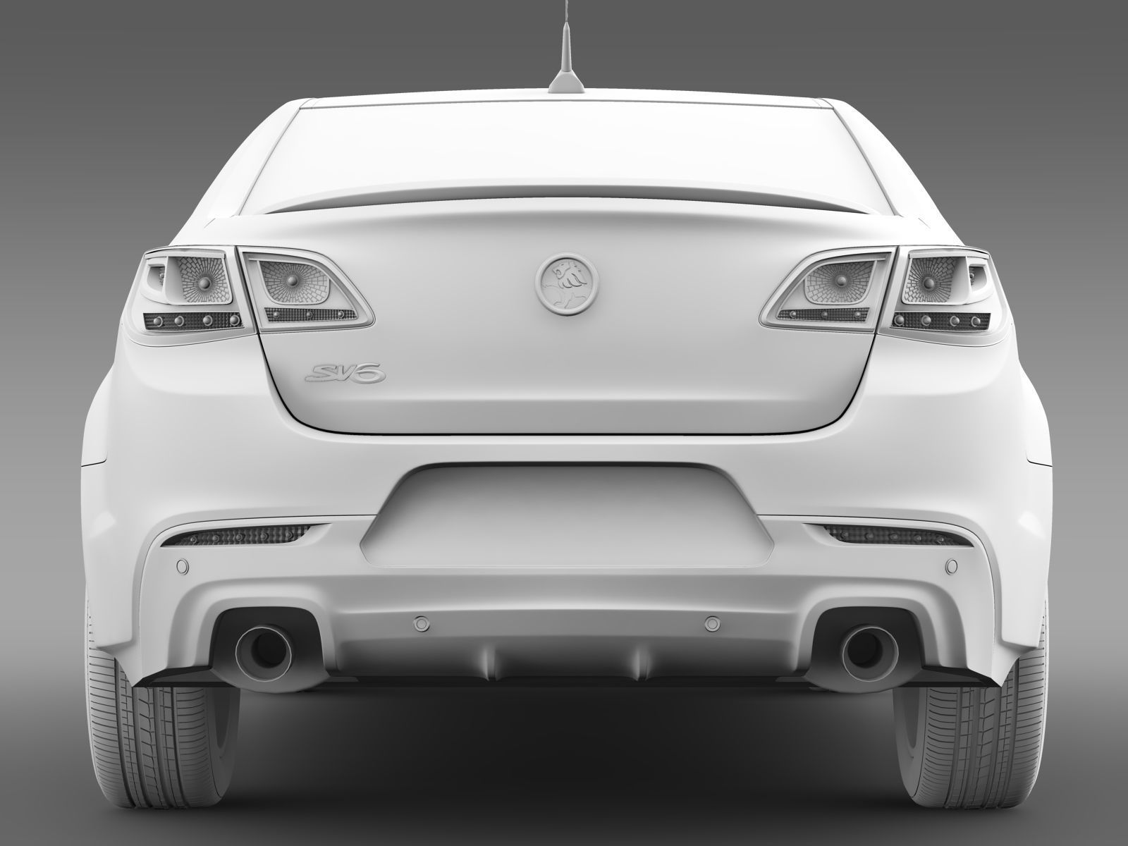 Holden Commodore SV6 VF Series II 2016 3D model_7