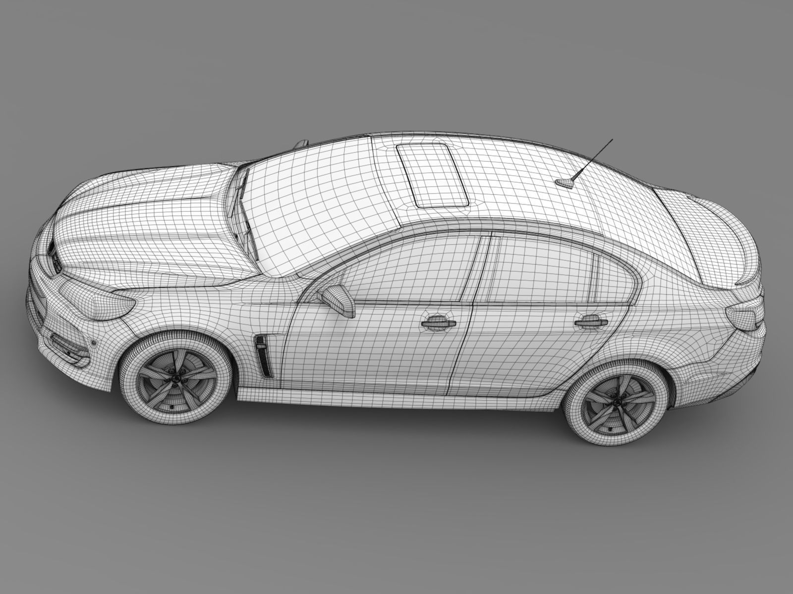 Holden Commodore SV6 VF Series II 2016 3D model_9