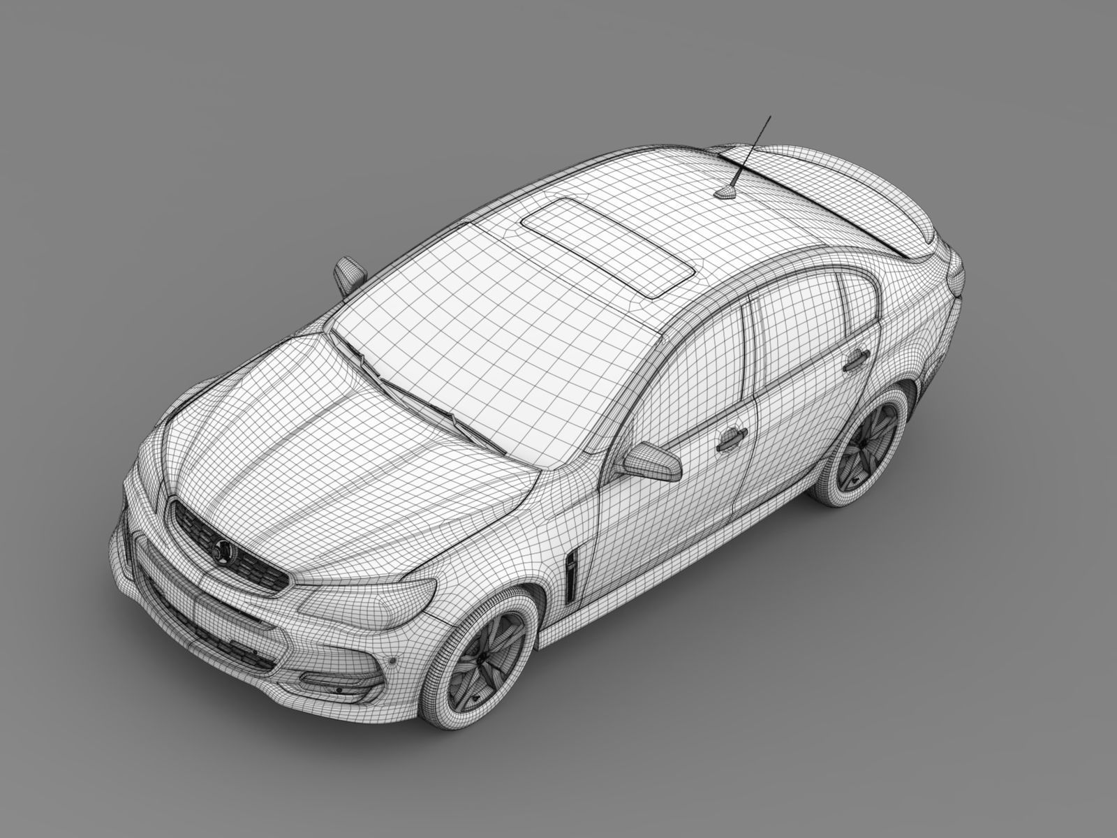 Holden Commodore SV6 VF Series II 2016 3D model_10