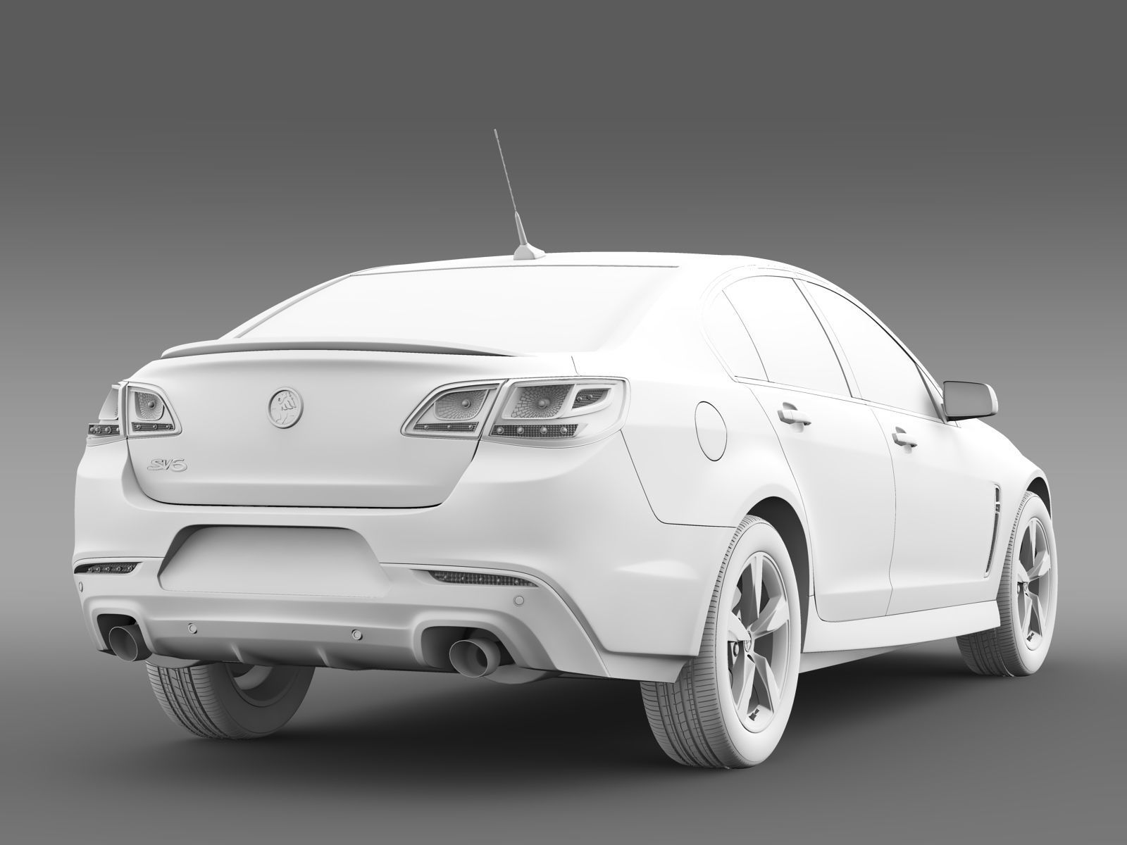 Holden Commodore SV6 VF Series II 2016 3D model_5