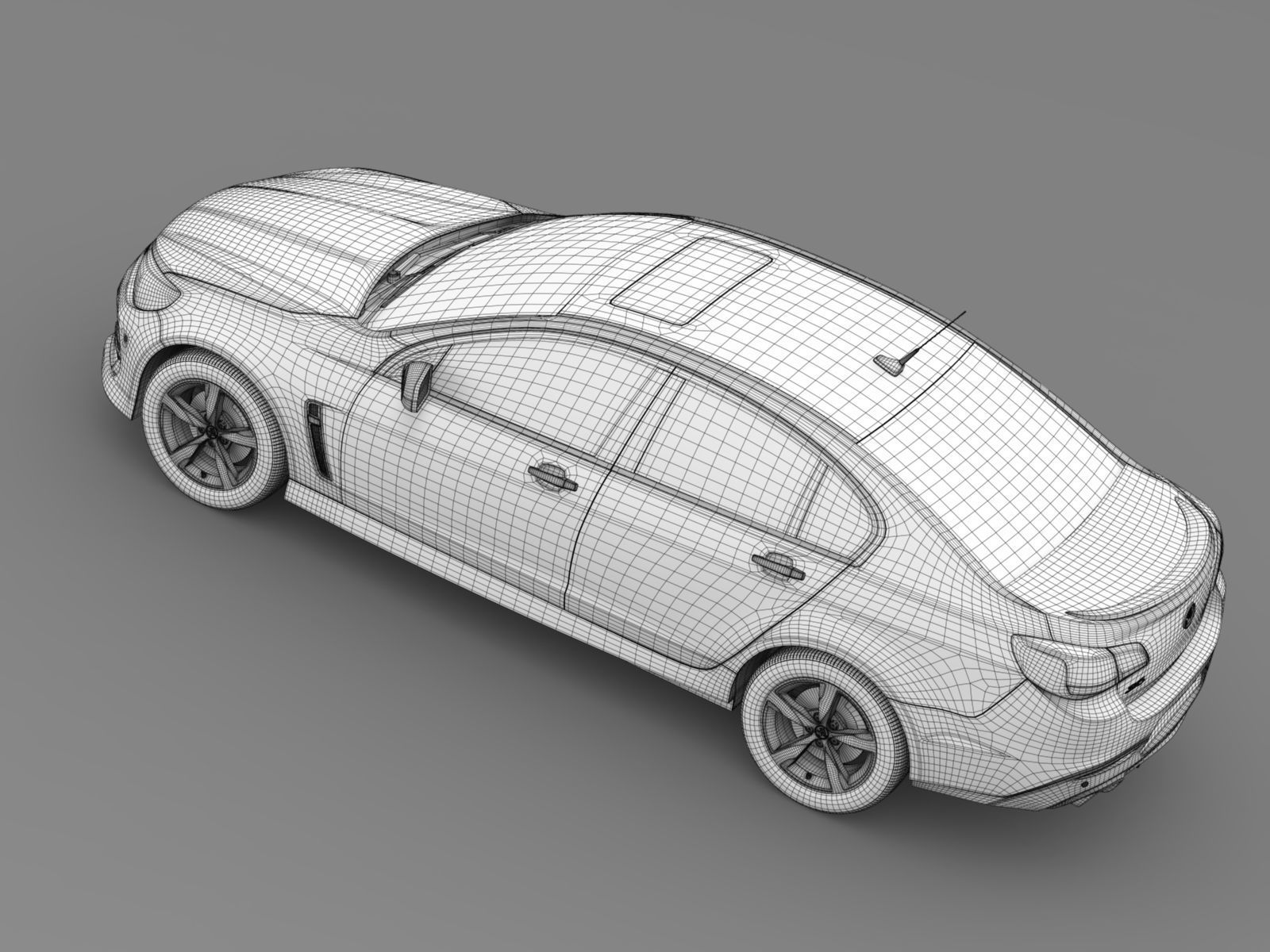 Holden Commodore SV6 VF Series II 2016 3D model_8