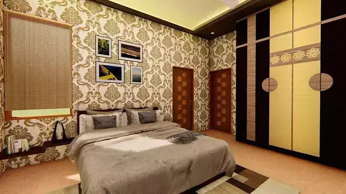 Bedroom - Interior - Lumion Render - Architectural Scene