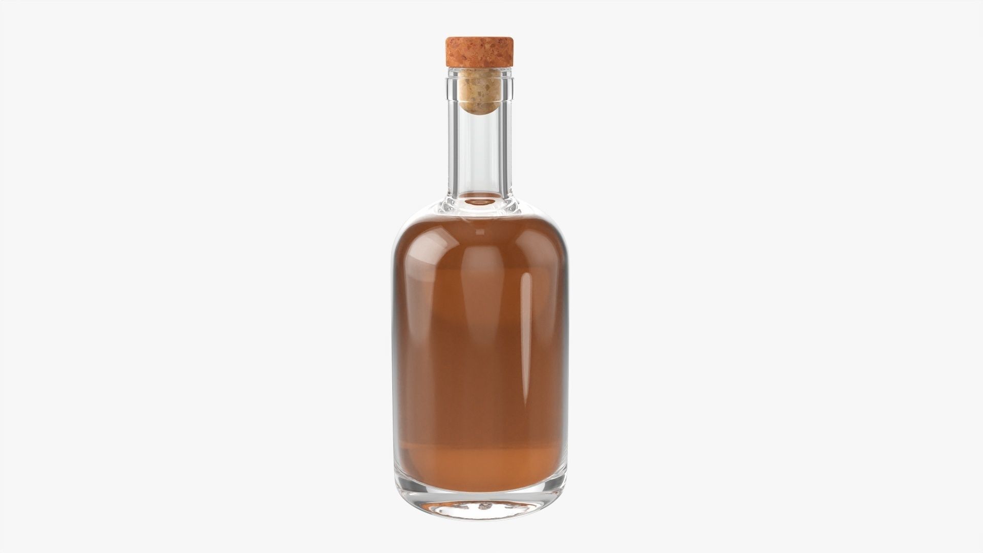 Whiskey bottle 21 3D model_1