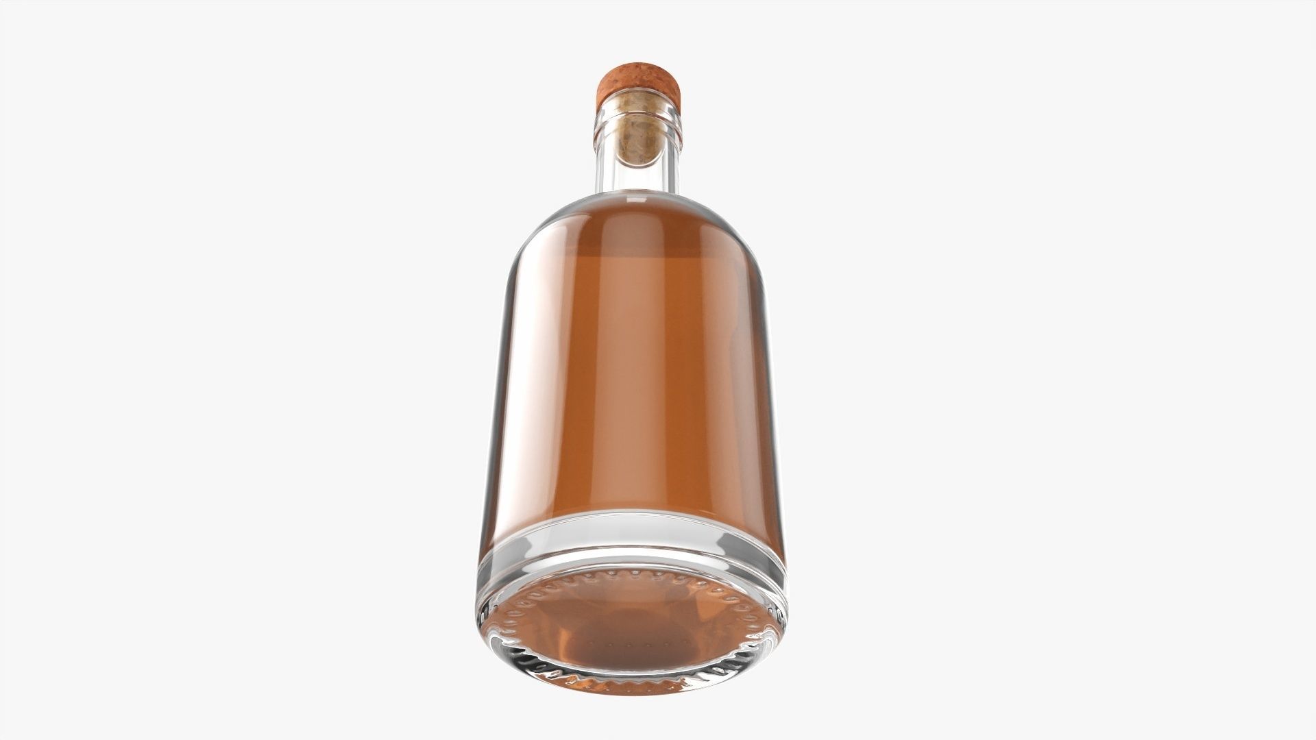 Whiskey bottle 21 3D model_3