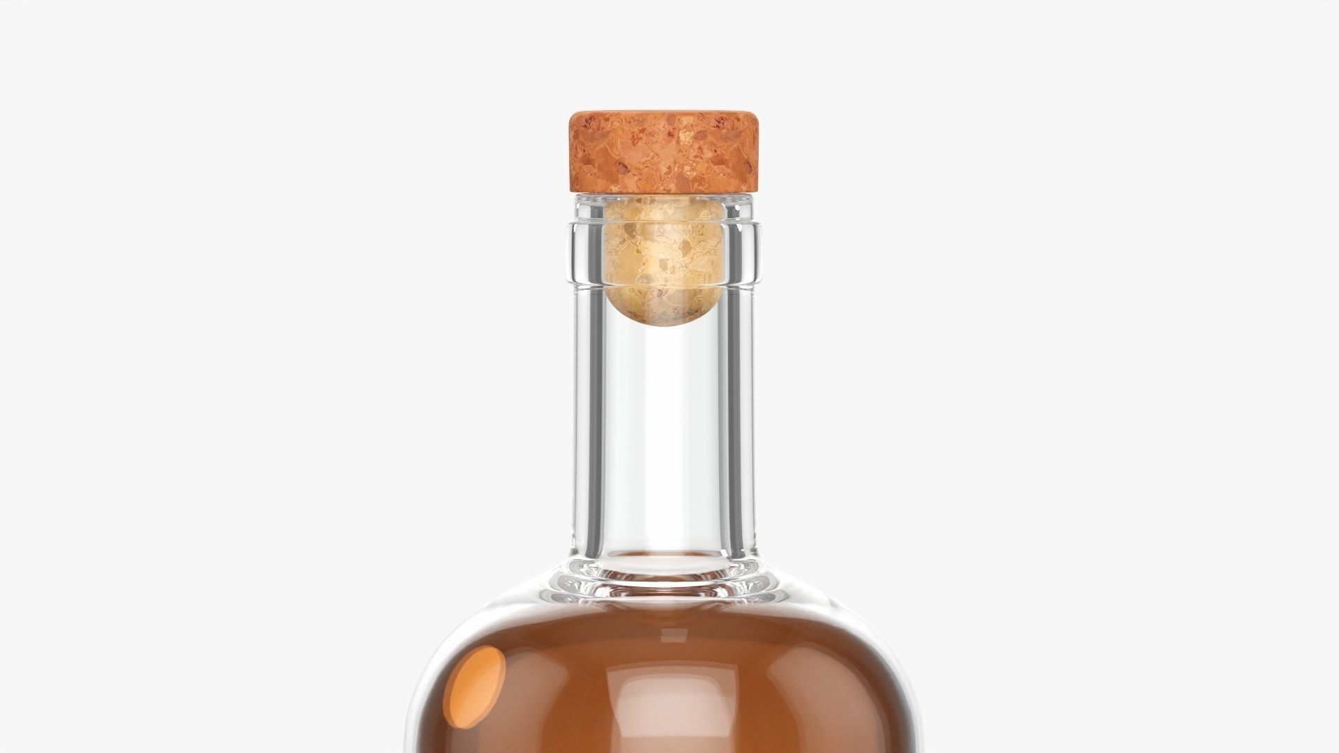 Whiskey bottle 21 3D model_6