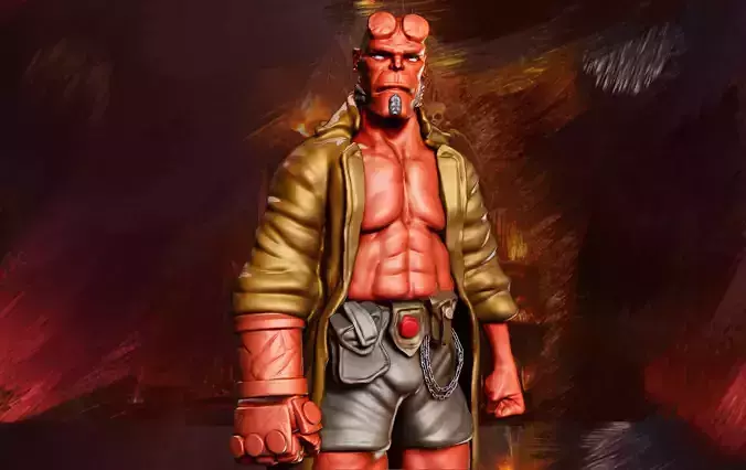 Hellboy Miniature 3D print model