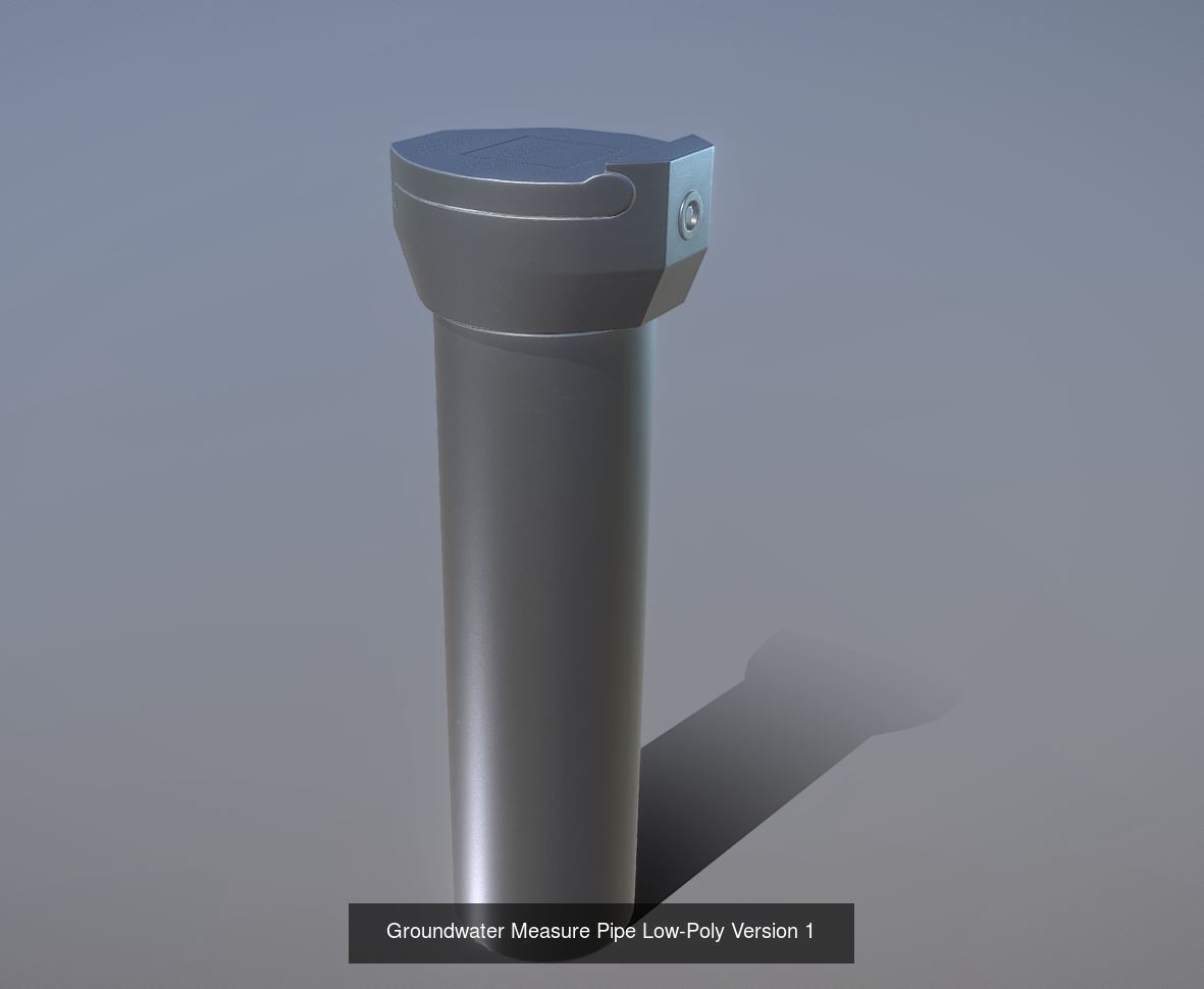 Groundwater monitoring wells version 1 and 2 3D Model Collection_17