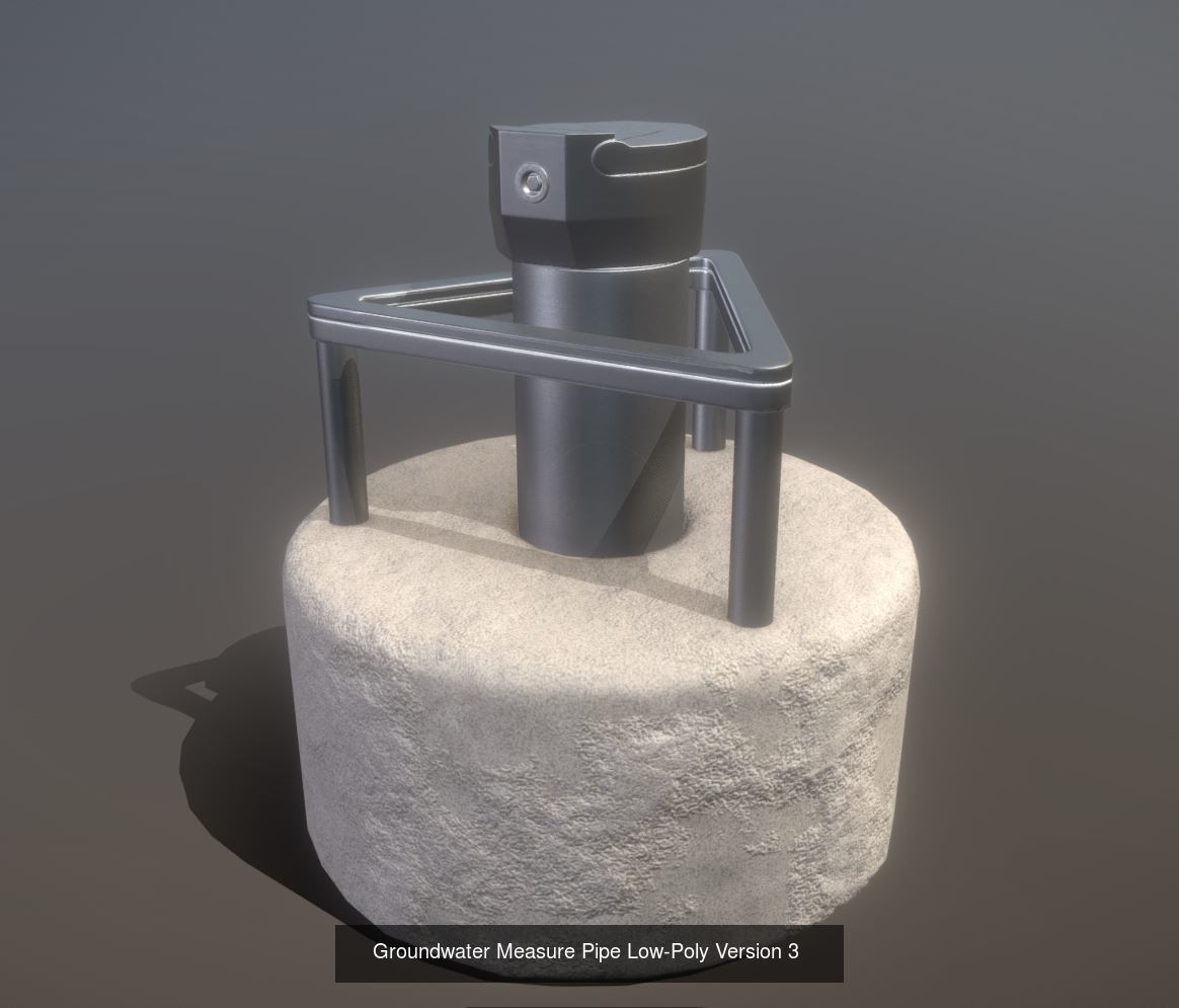 Groundwater monitoring wells version 1 and 2 3D Model Collection_13