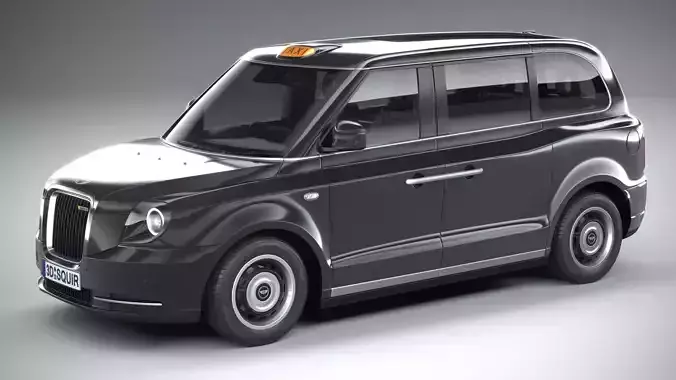 London Taxi Cab LEVC passenger 2021 3D model