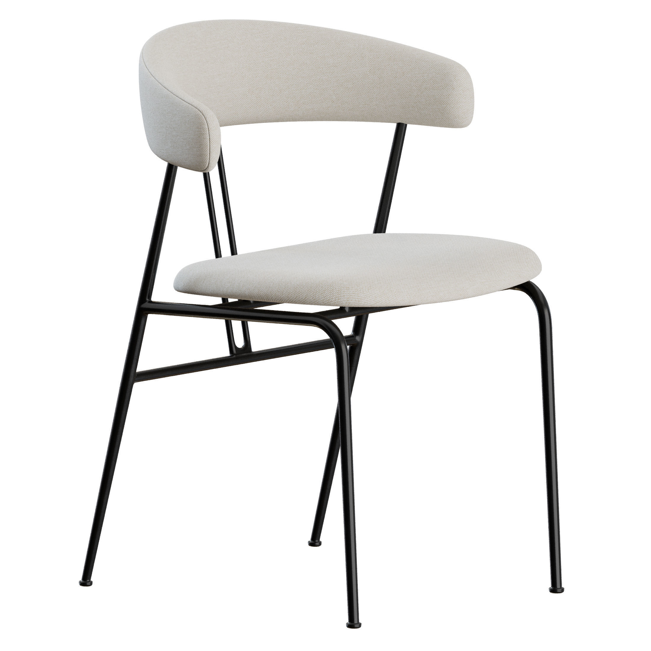 Violin Dinning Set 02 by Gubi 3D model_9