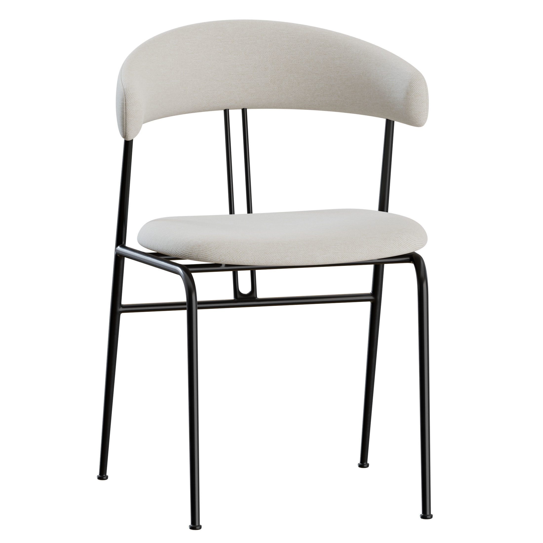 Violin Dinning Set 02 by Gubi 3D model_11