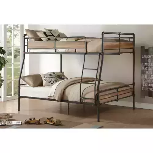 Eloy Full Over Queen Bunk Bed 3D model