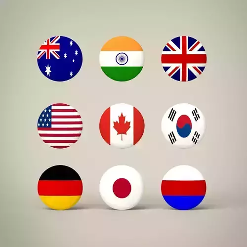 Flag Badges Collections