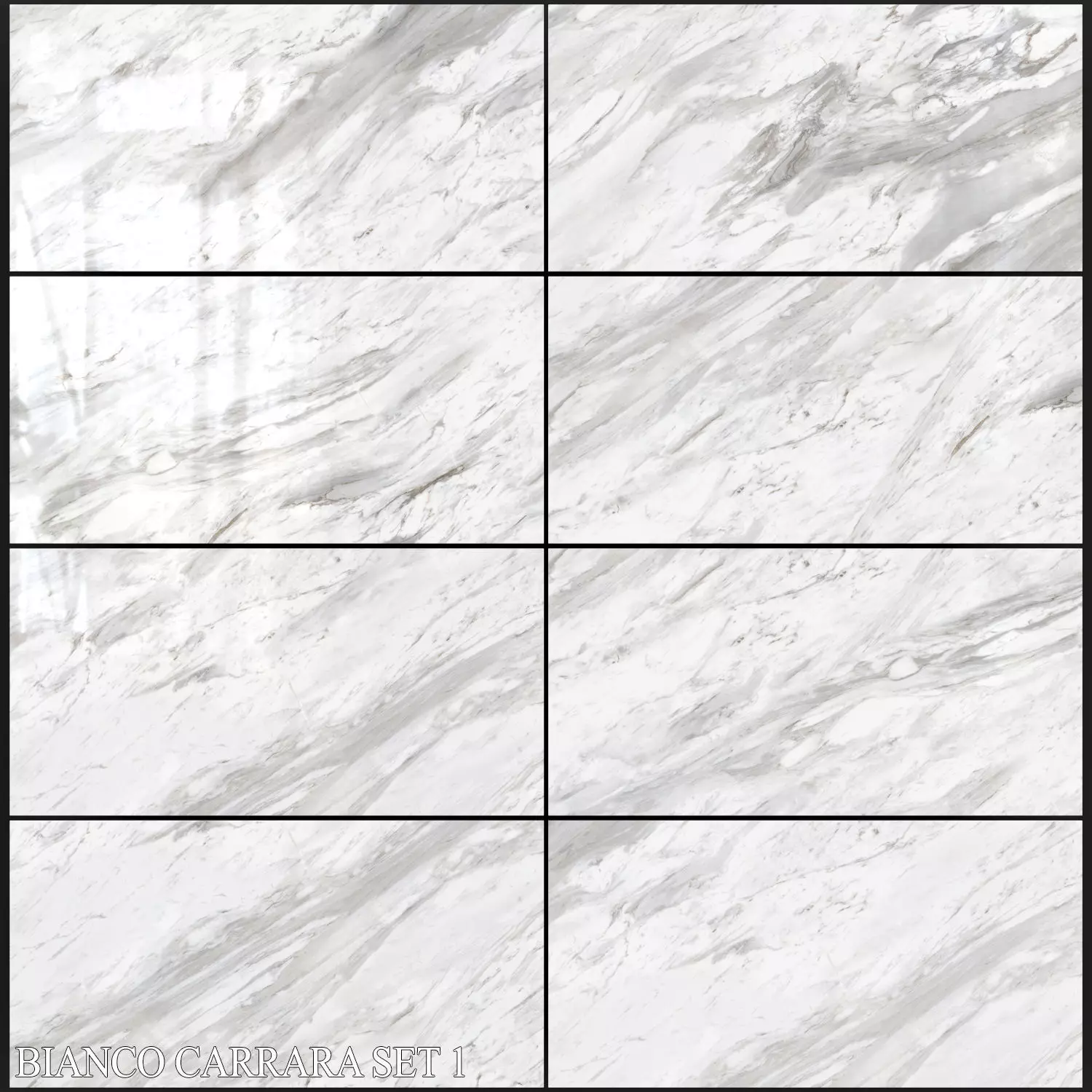Decovita Bianco Carrara 600x1200 Set 1 3D model_0