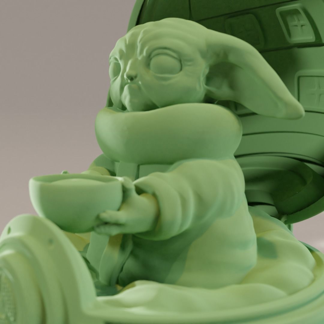 Baby Yoda as a Pokemon 3D print model_5