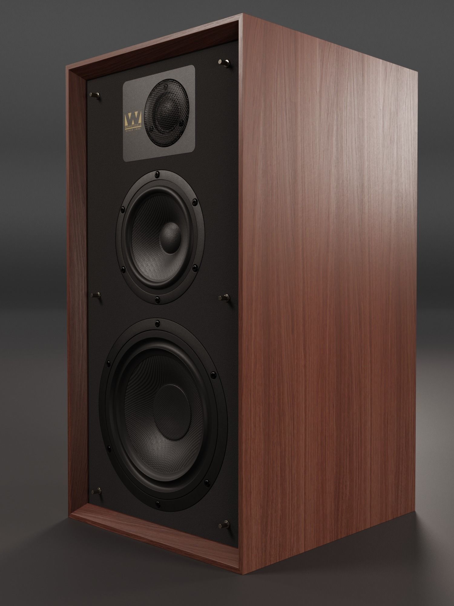 Wharfedale LINTON Heritage Loudspeaker 3D model_1