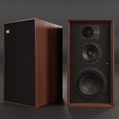 Wharfedale LINTON Heritage Loudspeaker 3D model