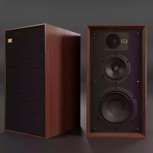 Wharfedale LINTON Heritage Loudspeaker 3D model