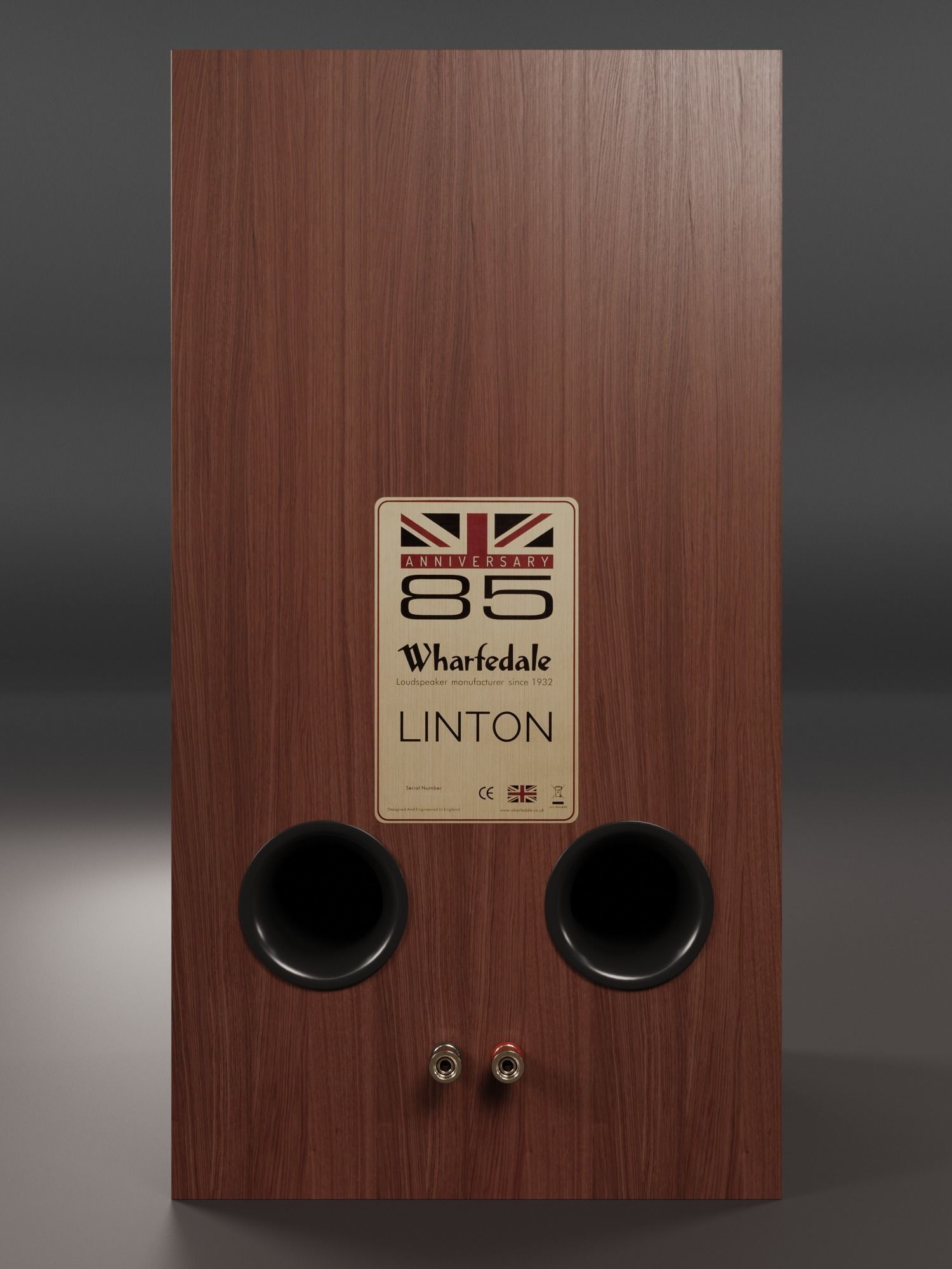 Wharfedale LINTON Heritage Loudspeaker 3D model_9