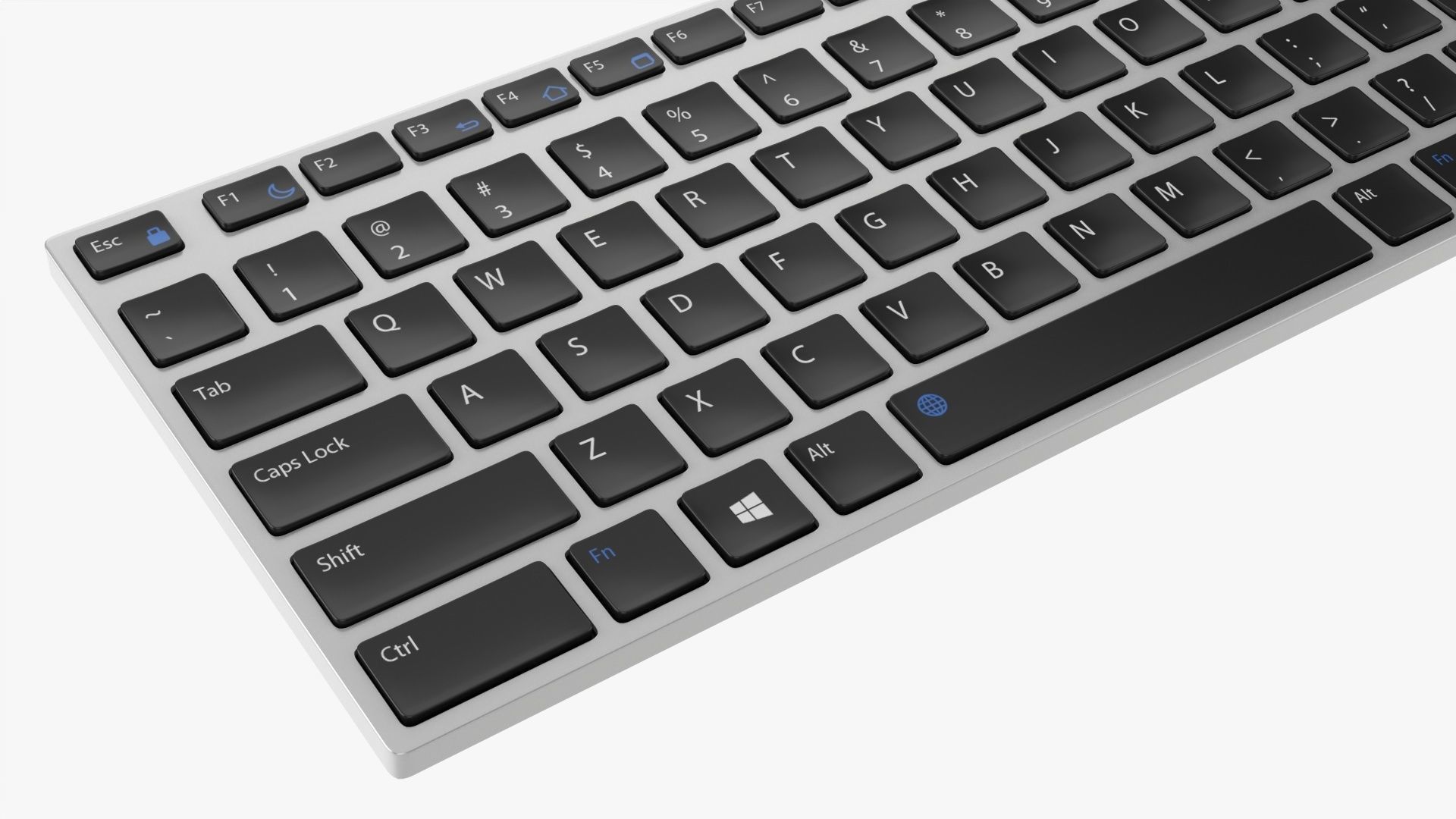 Dell KM717 Premier Wireless Keyboard 3D model_2