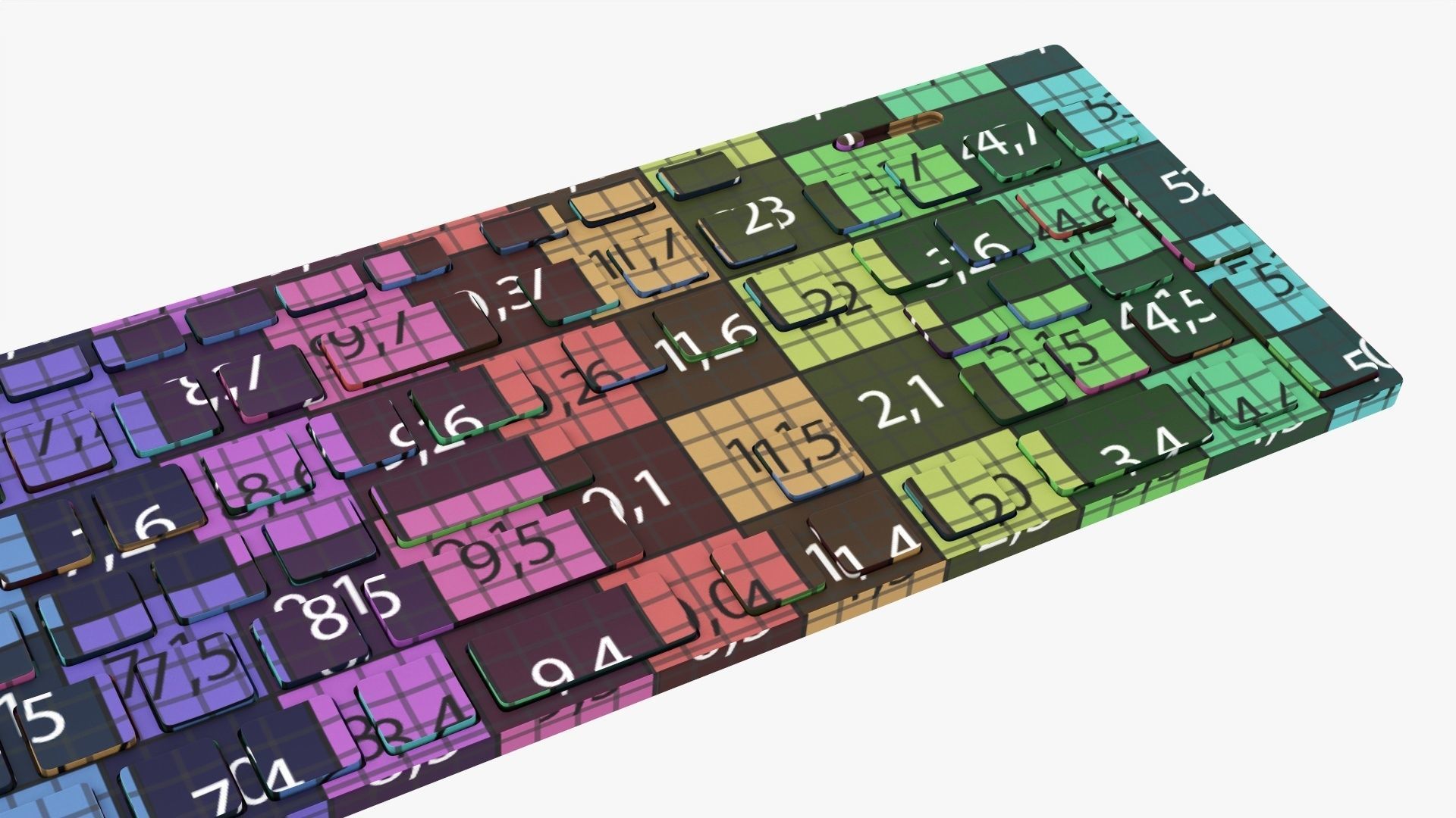 Dell KM717 Premier Wireless Keyboard 3D model_14