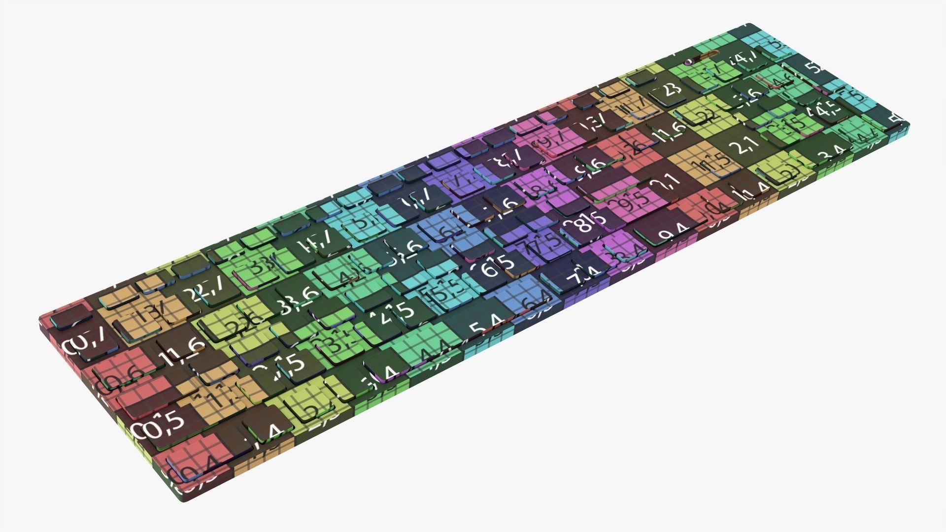 Dell KM717 Premier Wireless Keyboard 3D model_13