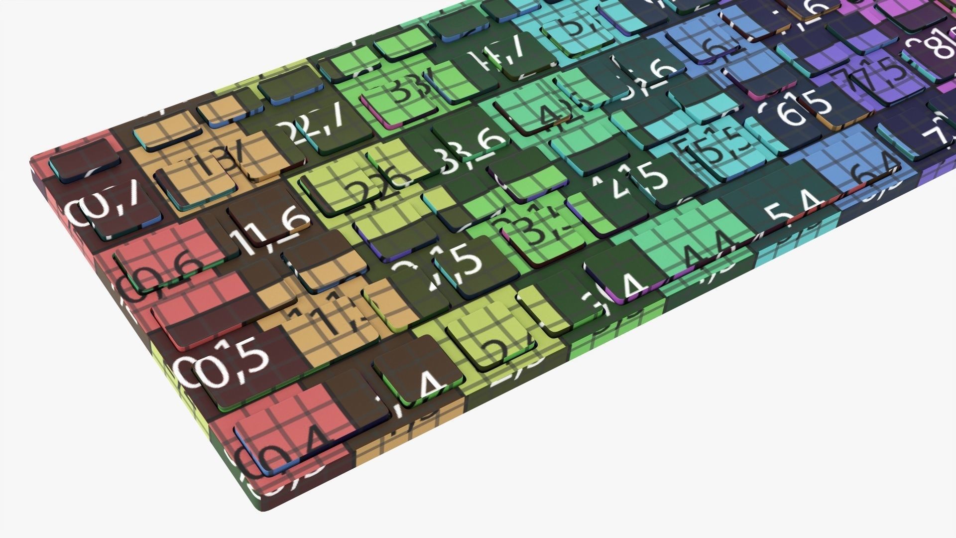 Dell KM717 Premier Wireless Keyboard 3D model_16