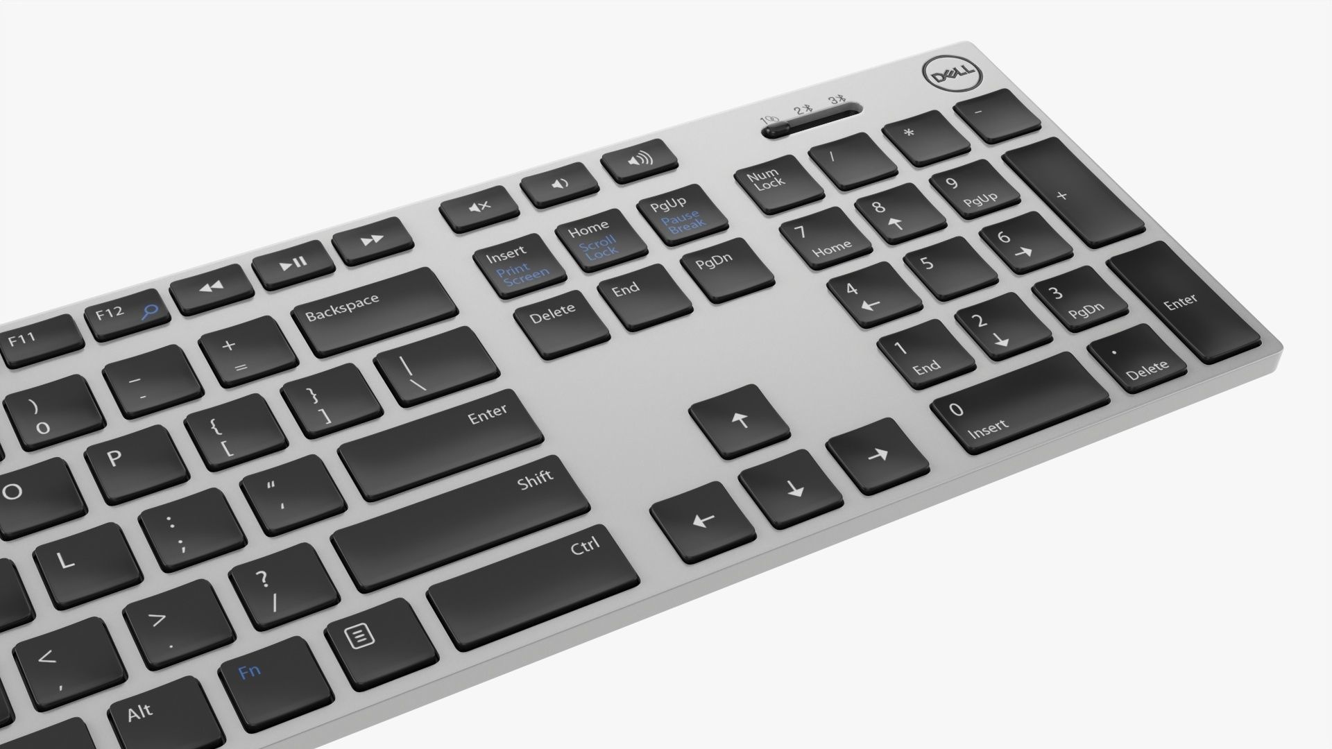 Dell KM717 Premier Wireless Keyboard 3D model_3