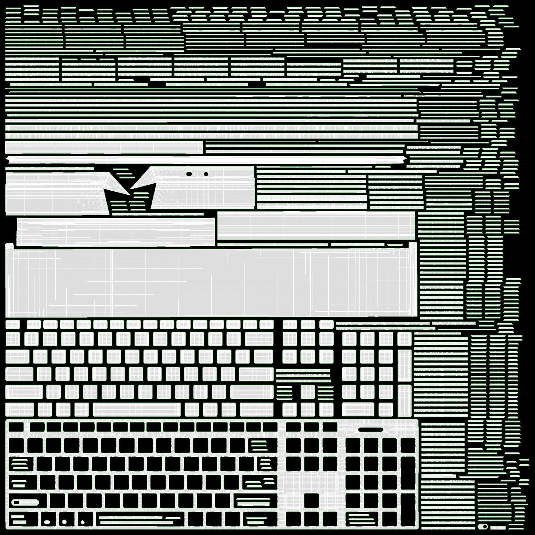 Dell KM717 Premier Wireless Keyboard 3D model_19
