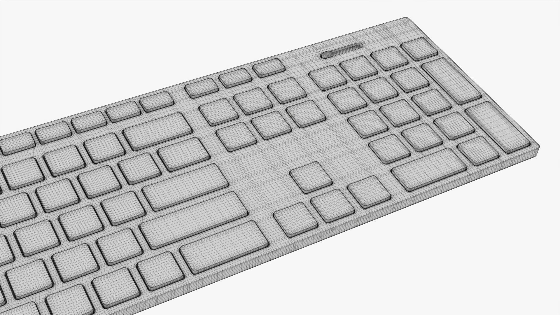 Dell KM717 Premier Wireless Keyboard 3D model_8