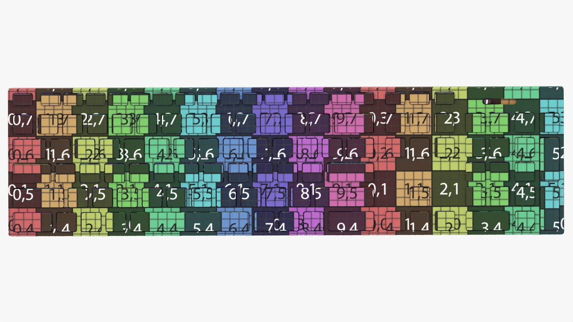 Dell KM717 Premier Wireless Keyboard 3D model_18