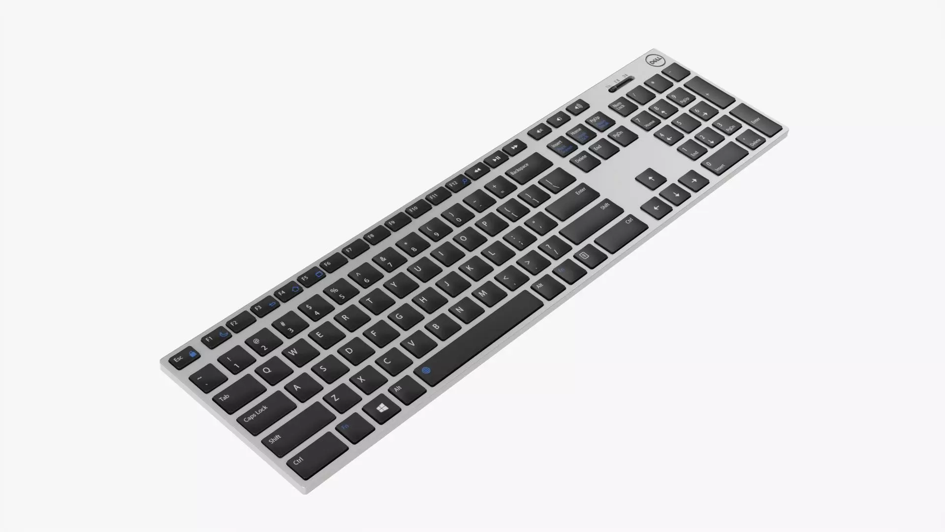 Dell KM717 Premier Wireless Keyboard 3D model_0
