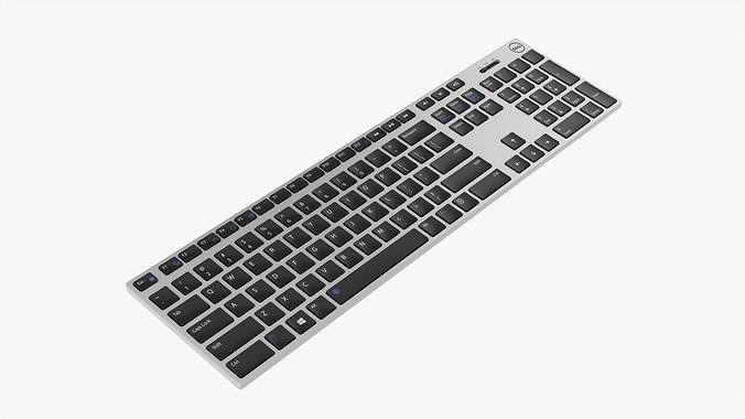 Dell KM717 Premier Wireless Keyboard 3D model
