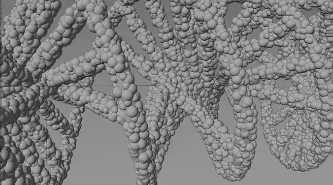 Dna Model structure made of beads