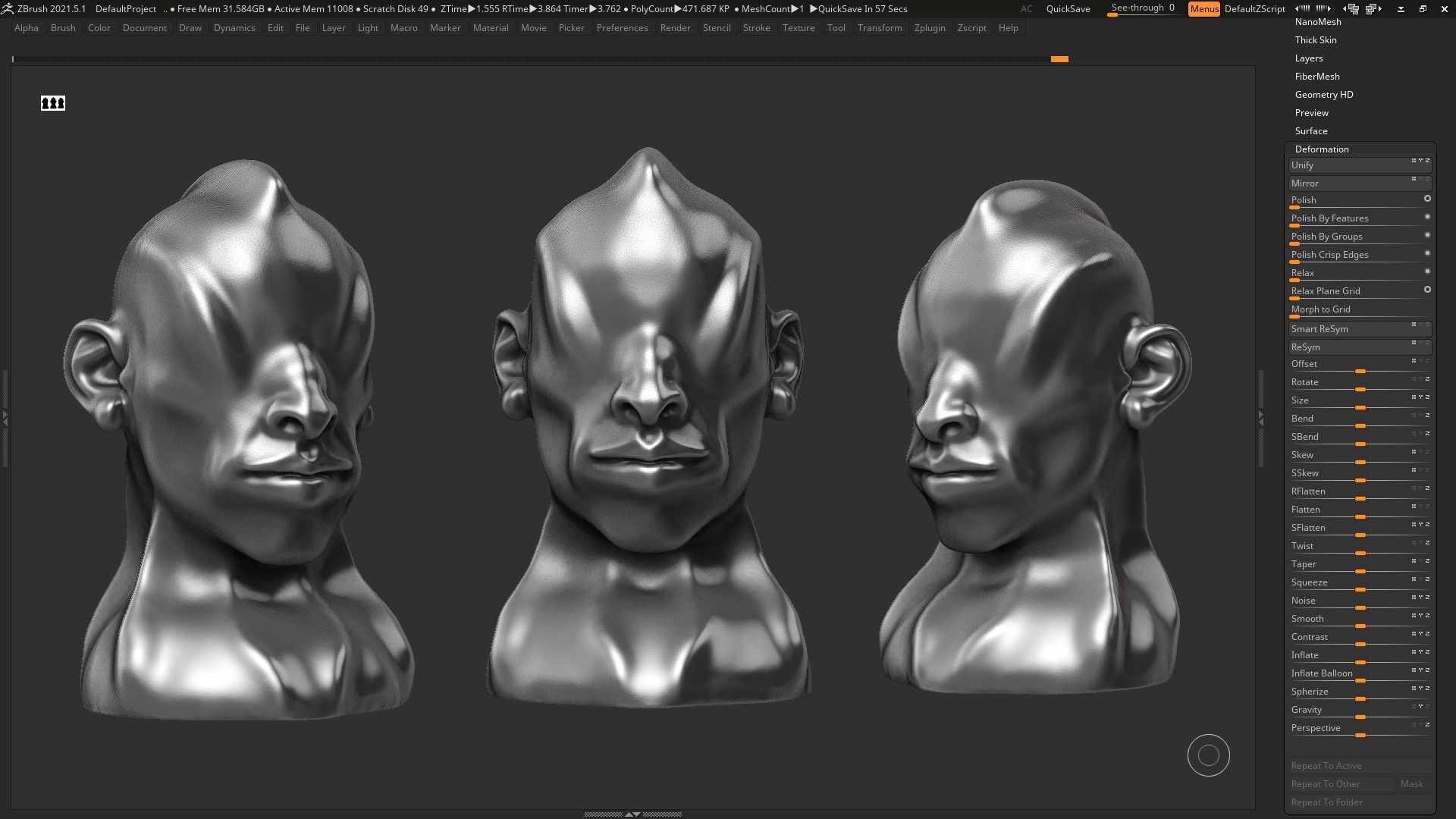 human modern sculpture 3d print model 66 3D model 3D printable | CGTrader