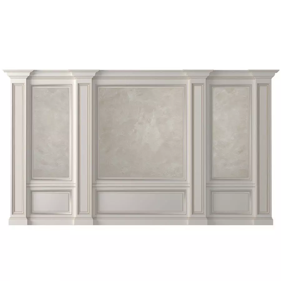 Wall paneling Decorative plaster OTTOCENTO 3D model