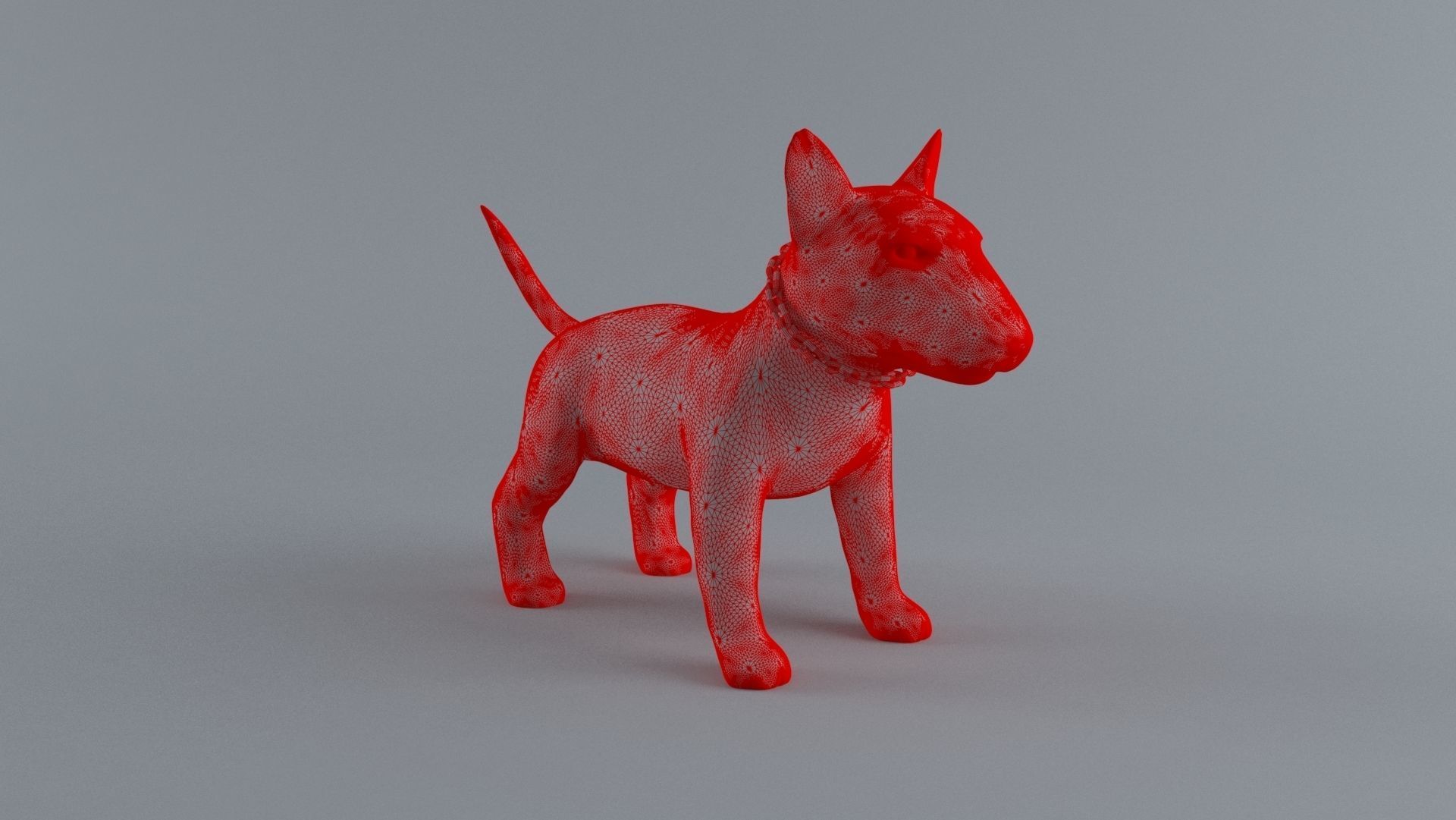 Bull Terrier Gradient 3D print model_5