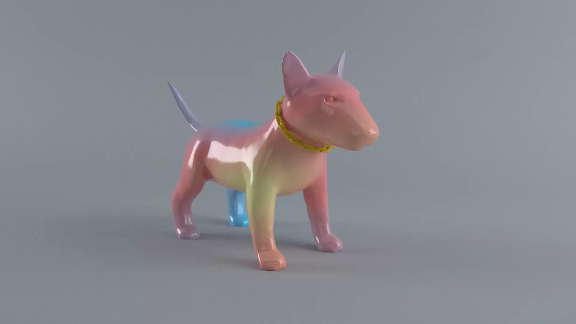 Bull Terrier Gradient 3D print model_0