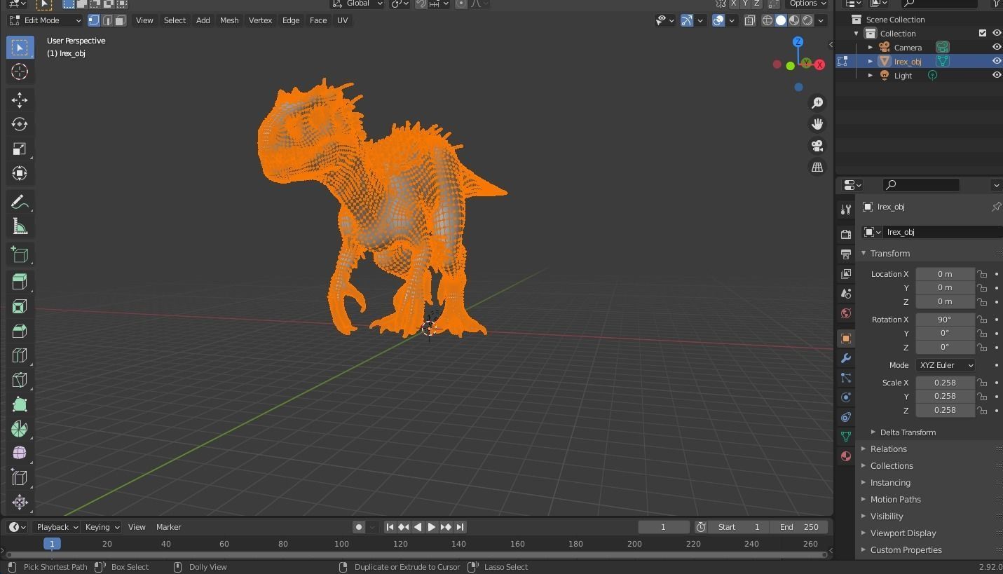 Indominus rex 3D model_7