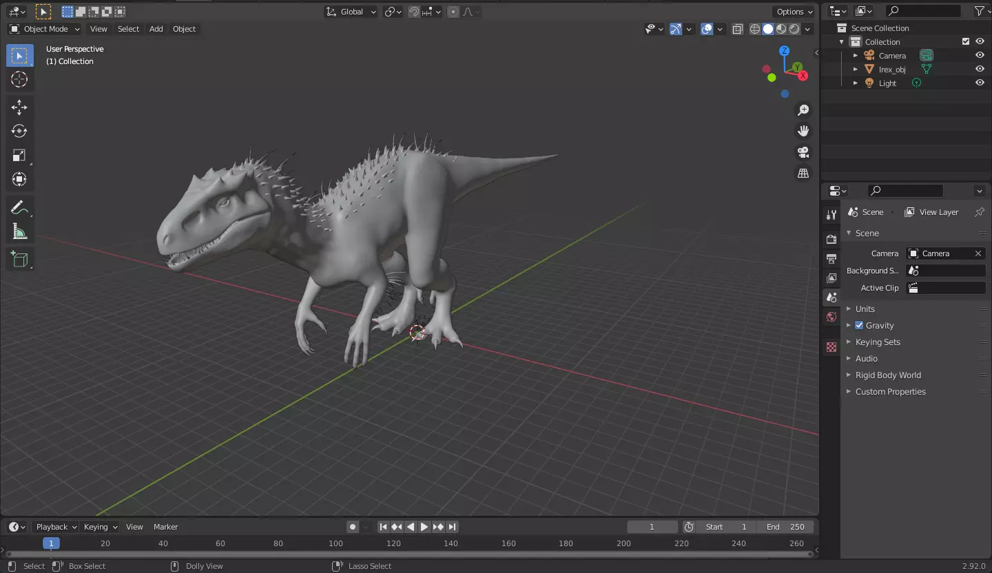 Indominus rex 3D model_0