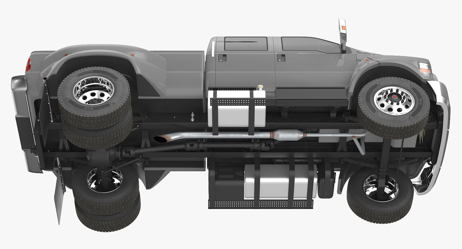 Generic Pickup Simple Interior 3D model_7